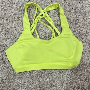 NEON lululemon energy sports bra